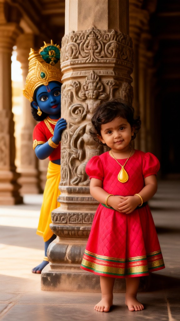The Little Girl in the Pink Dress and the Little Immortal image