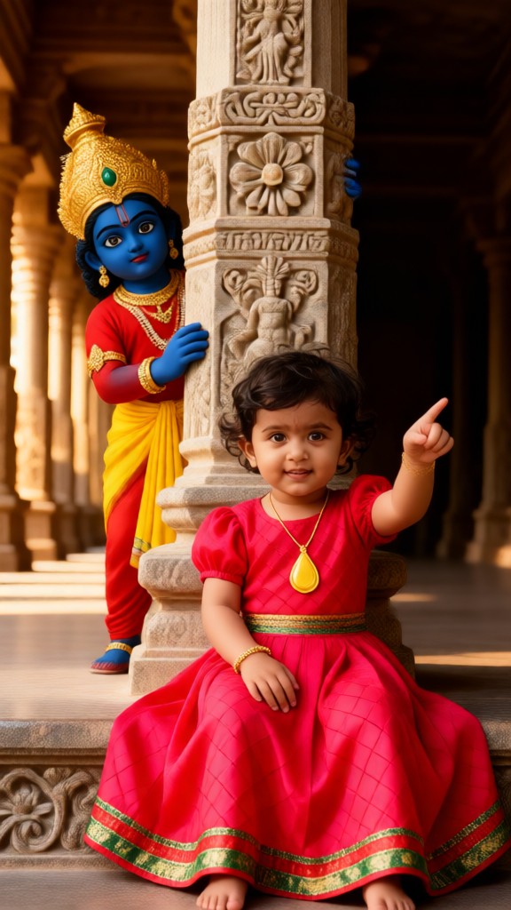 The Little Girl in the Pink Dress and the Little Immortal image