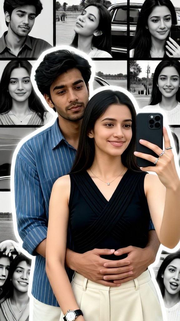 Creative and Sweet Couple Selfie-02 image