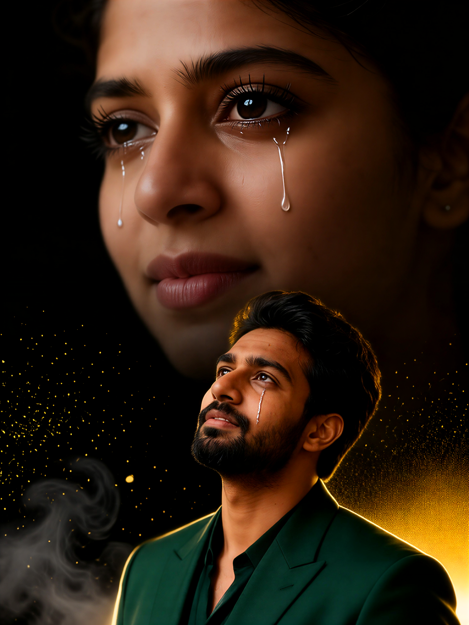 Close-Up Tear Trail Poster image