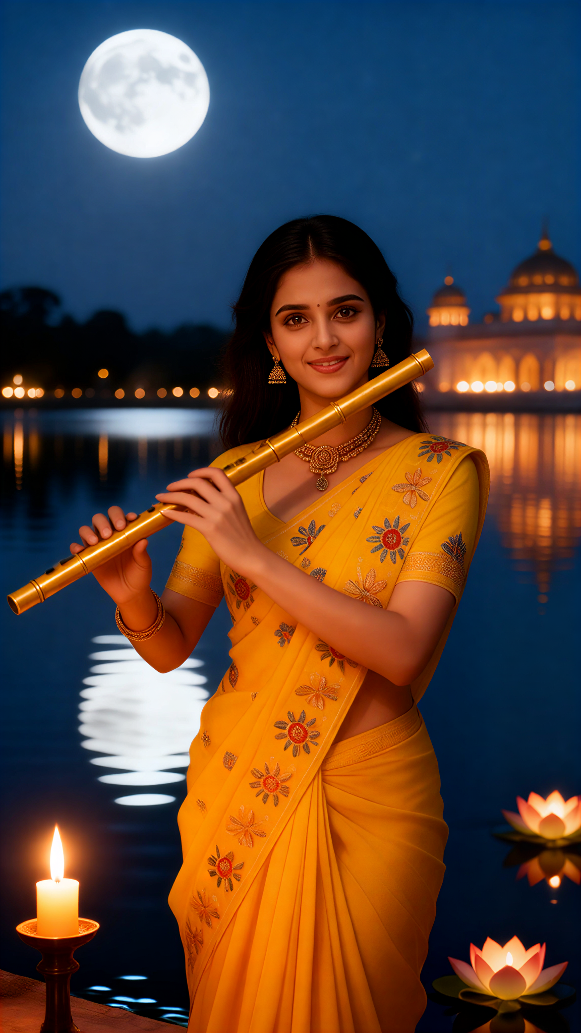 Moonlit Flute Maiden image