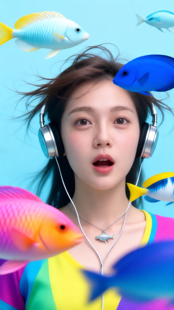 Y2K! In the water with the fish-T image