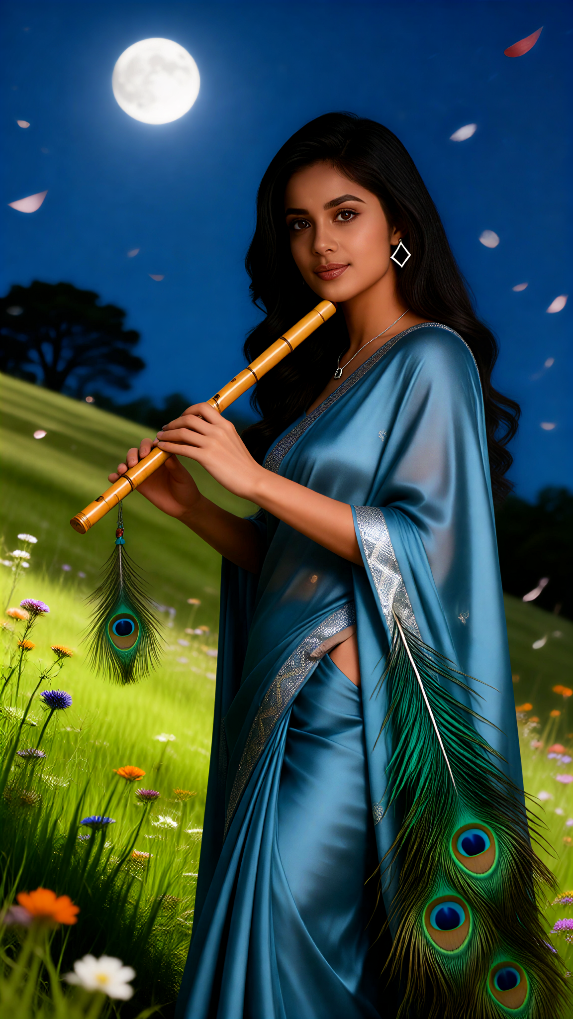 Peacock Meadow Flute image
