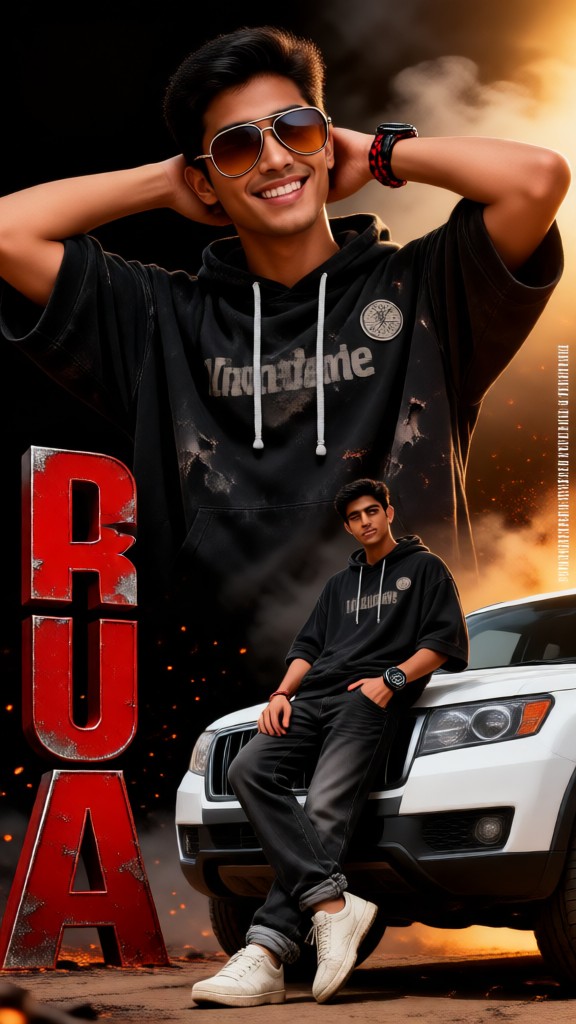 Luxury Car Photo-Op Double-Sided Poster image
