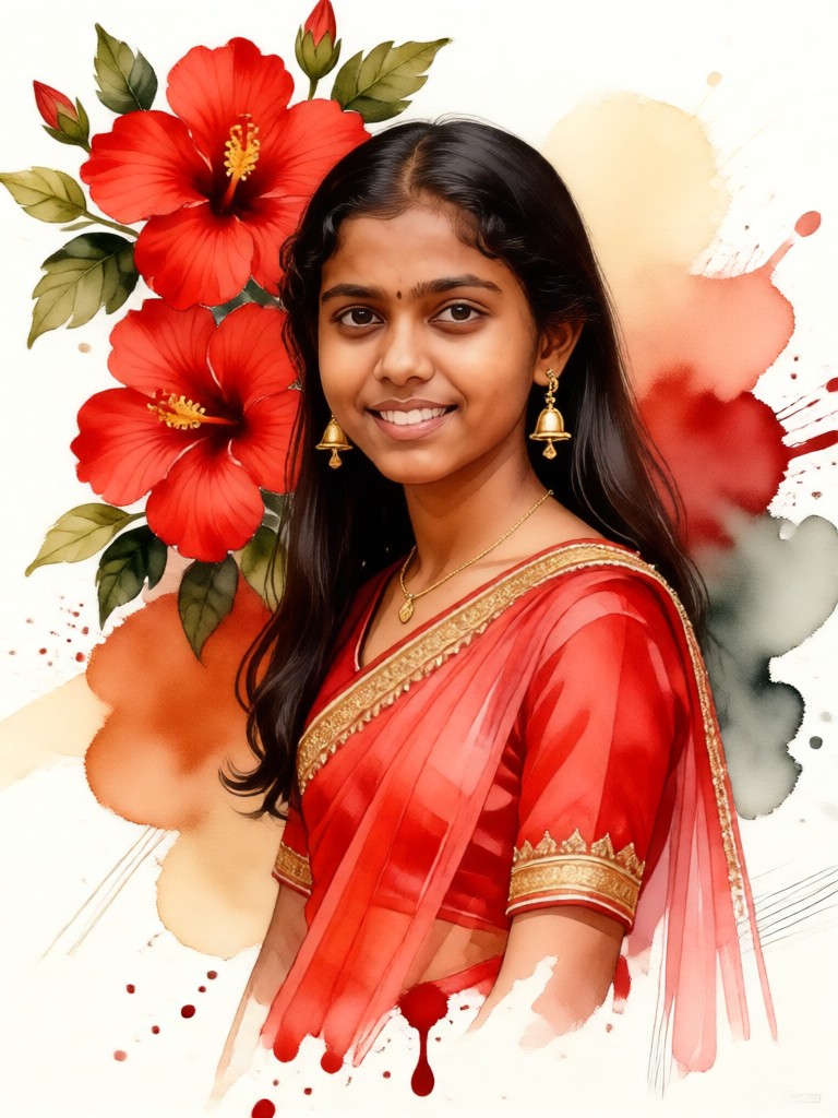 Watercolor Portraits of Women image