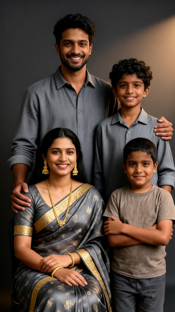 Foto de familia gris image