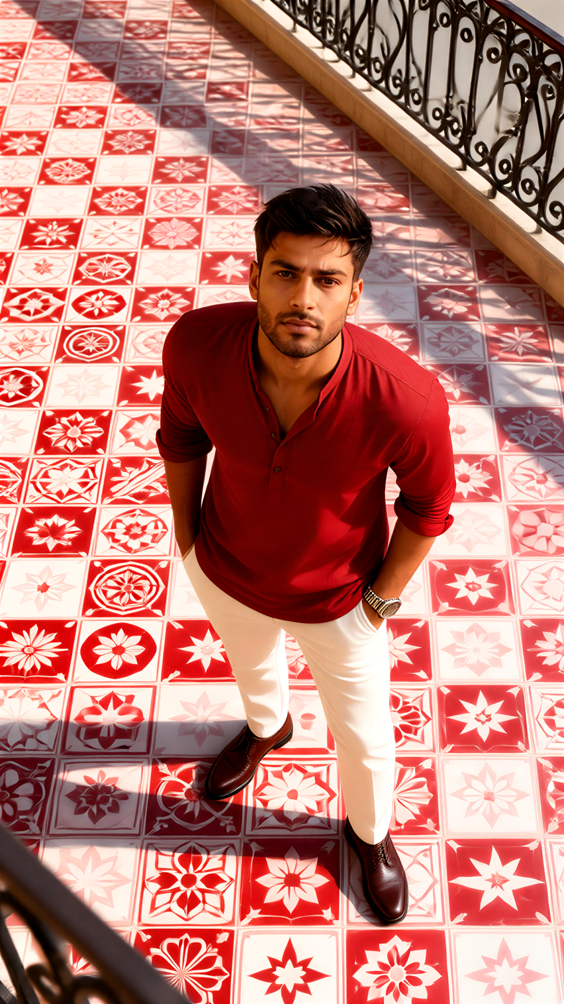  Vintage patterned tiles image