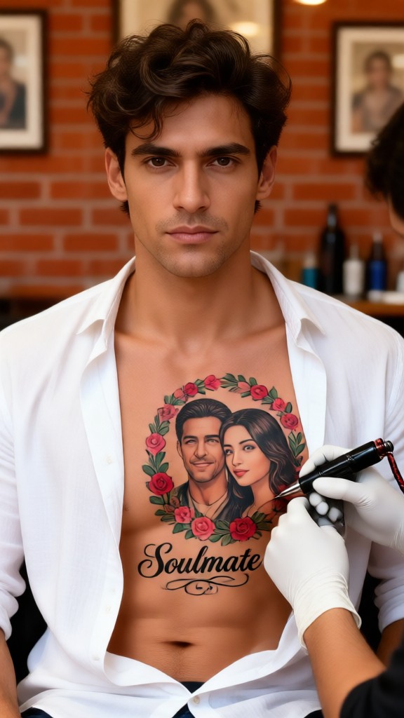 Chest tattoo image