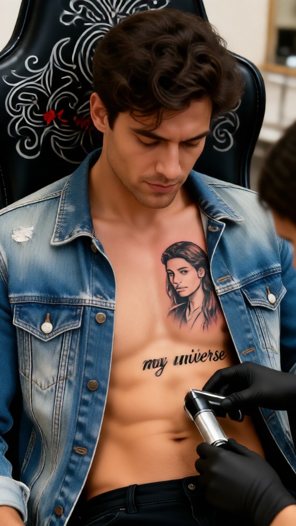 Chest tattoo image