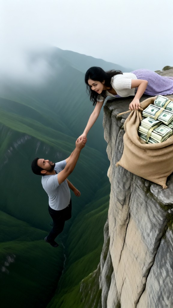 Help Him Or Take His Money image