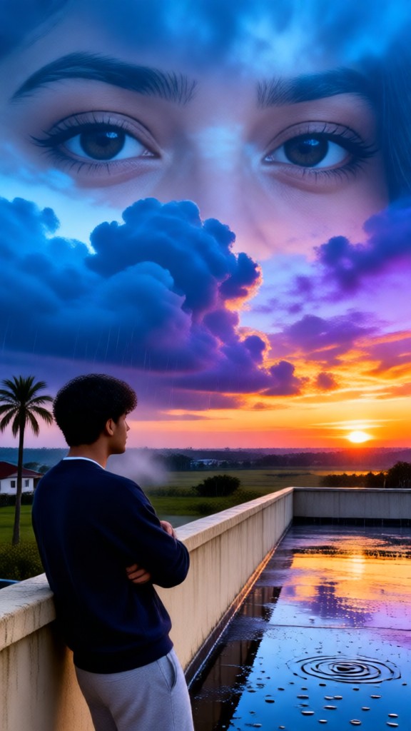 Blue Boy And Girl's eyes image