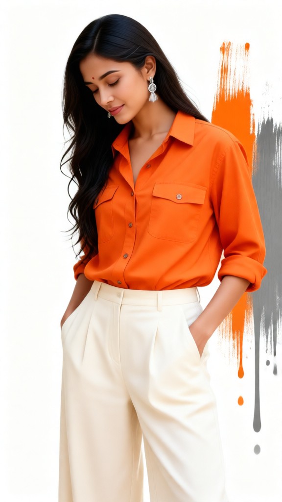 Orange erase effect image