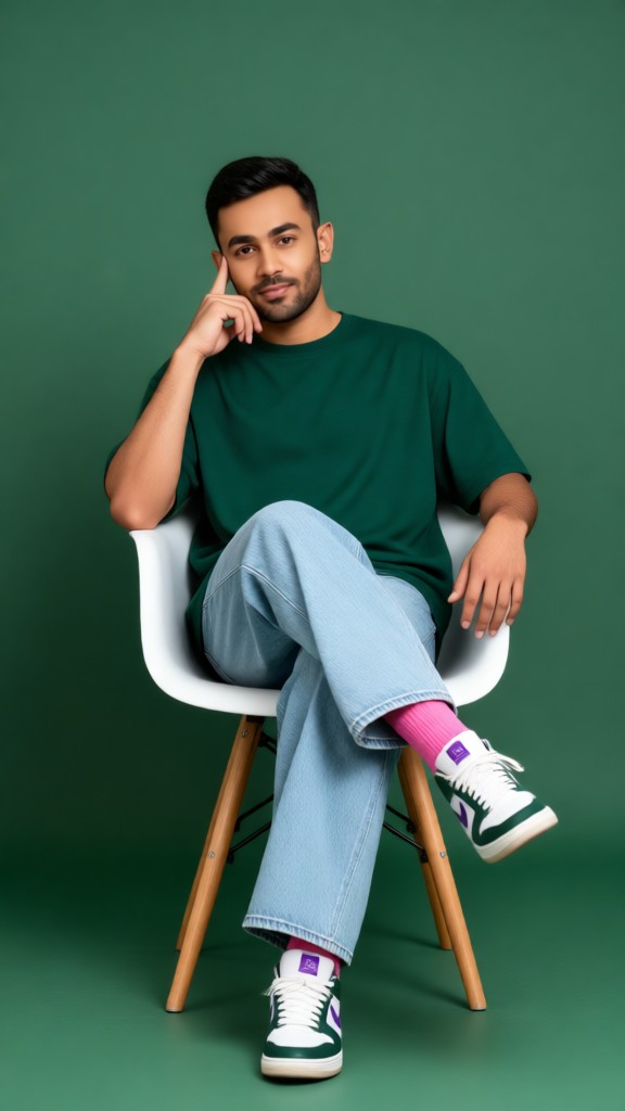 Green Nike outfit image