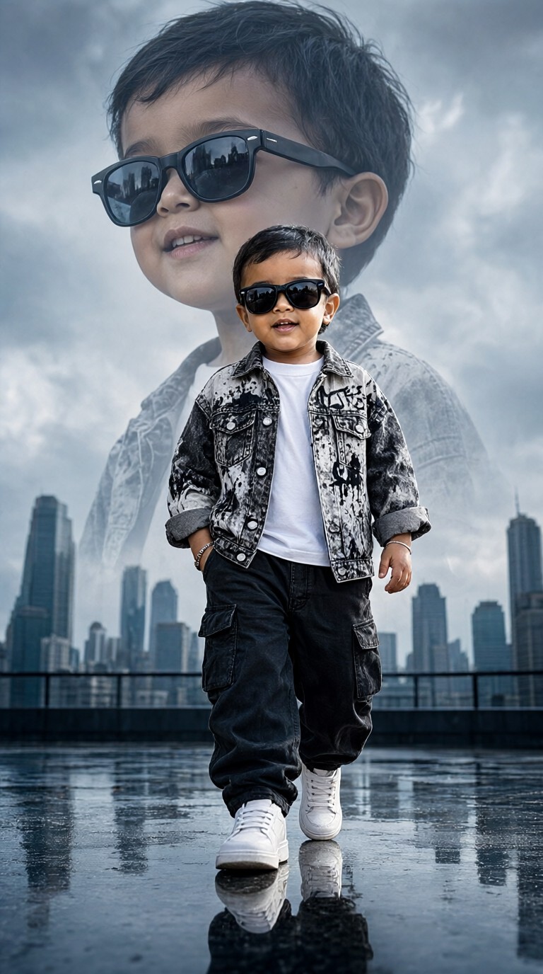 Cool Baby Boy and the Sky-02 image