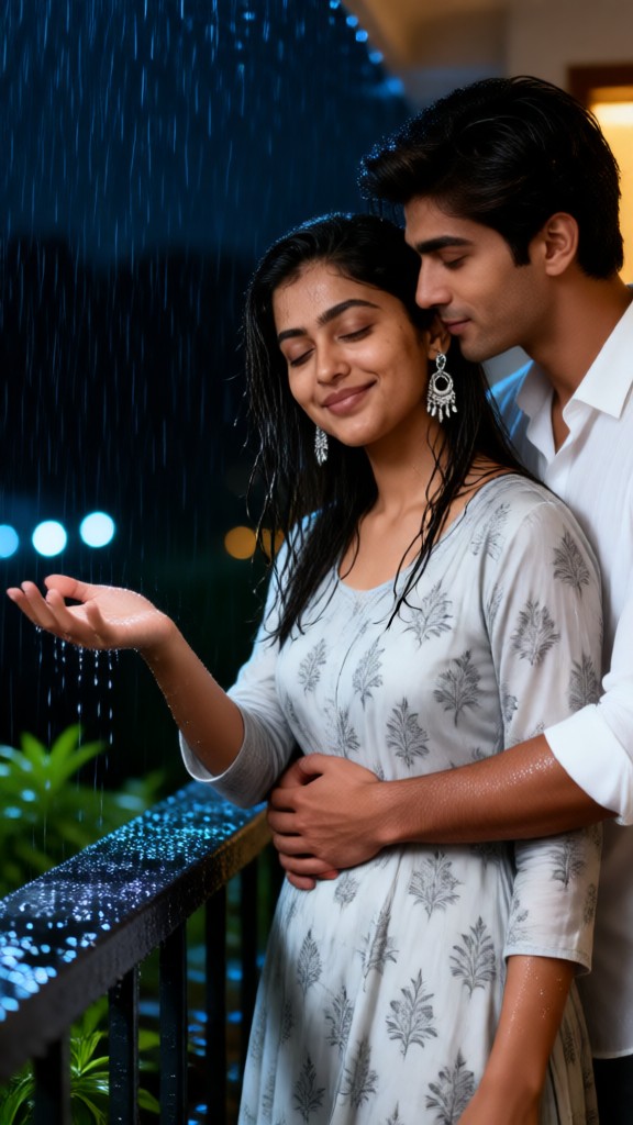 Rainy Day Photo Shoot for Couples image