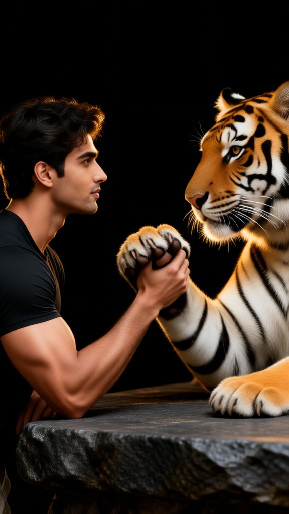Arm-Wrestling with a Tiger image