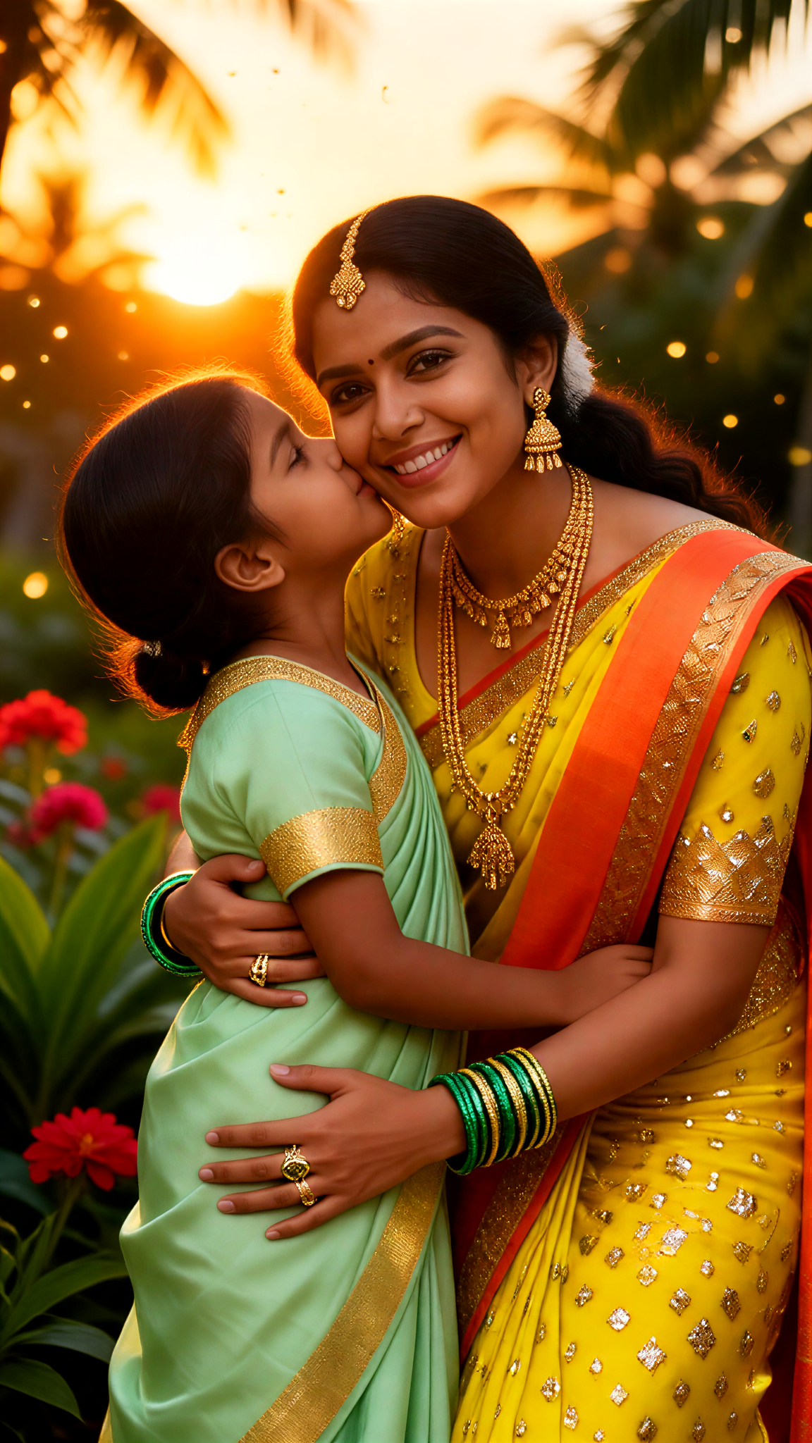 A Happy Mother and Son image