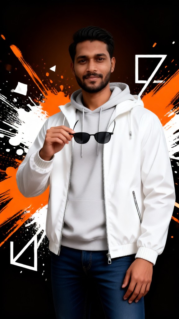 Coole und stilvolle Männer Foto Shoot image