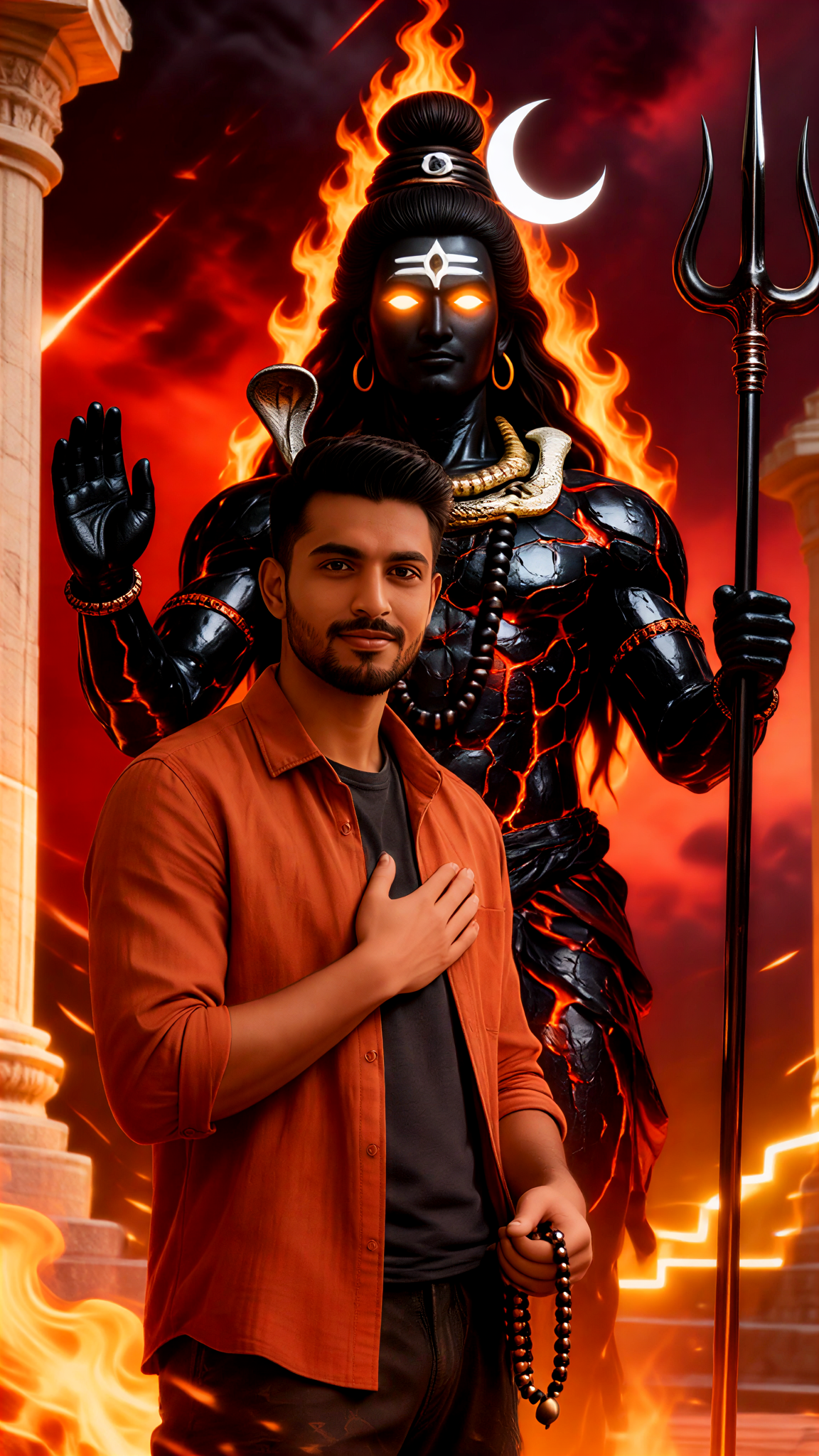 Red Flame Divine Power Protector image