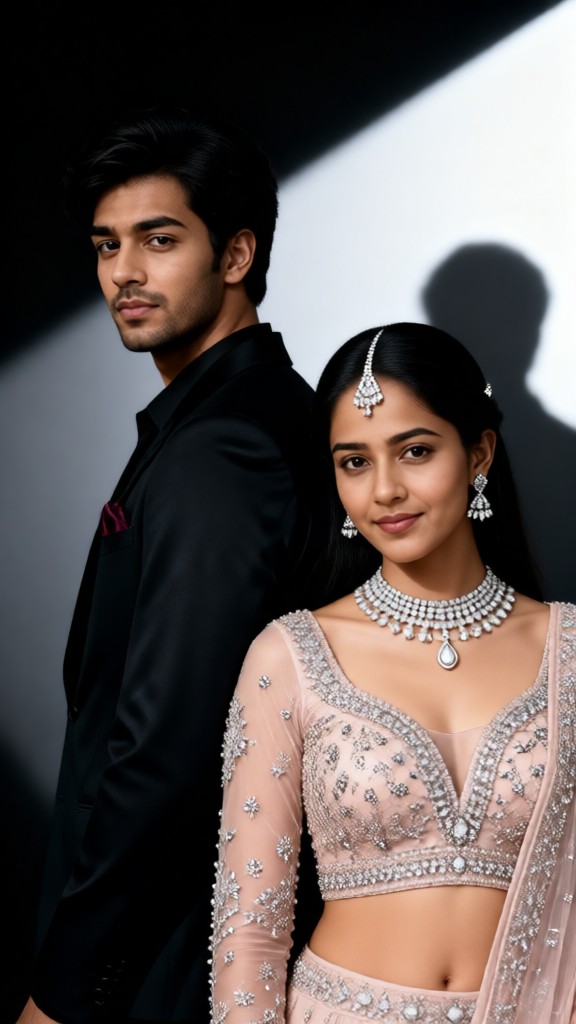 Couple: Suit and Sari-03 image