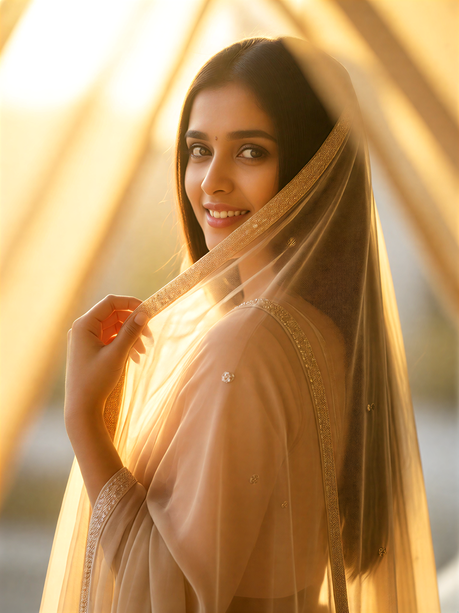Veil Shoulder Glance image