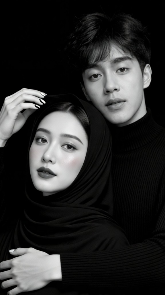 Black and White Couple image