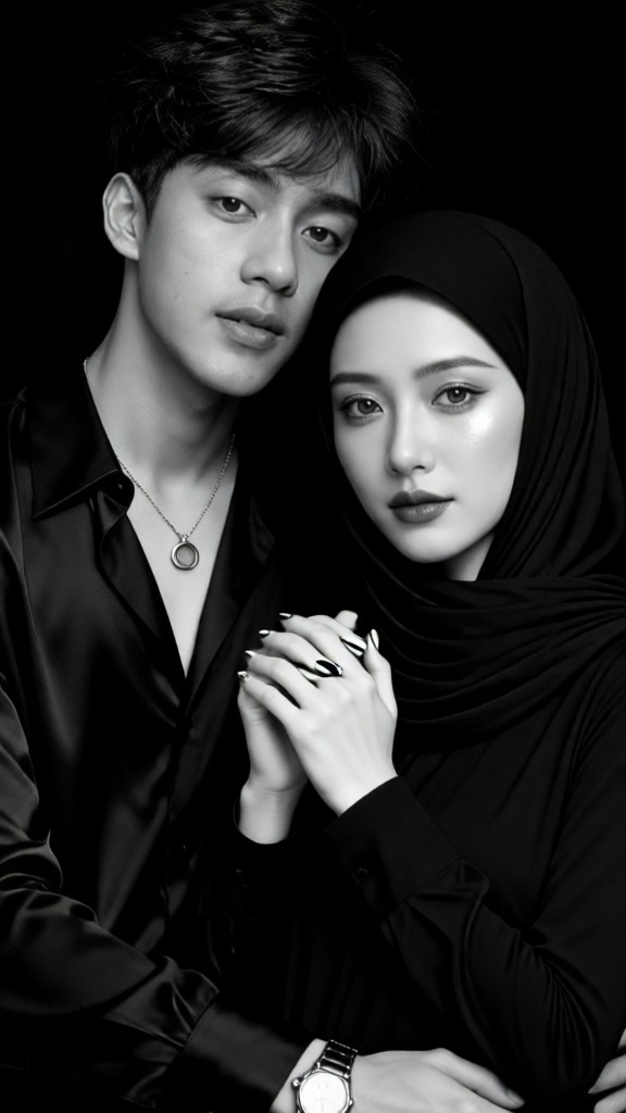 Black and White Couple image