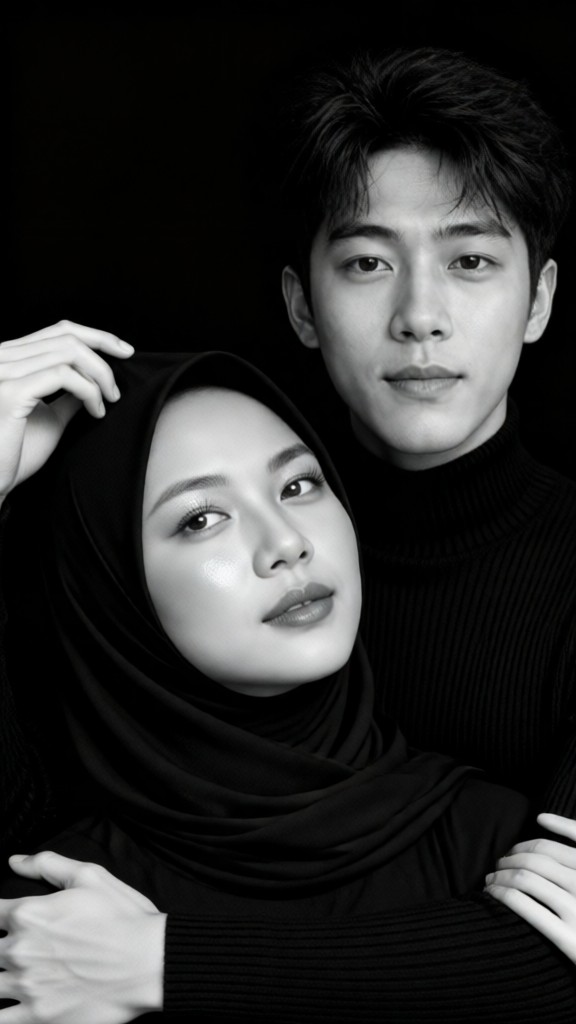 Black and White Couple image