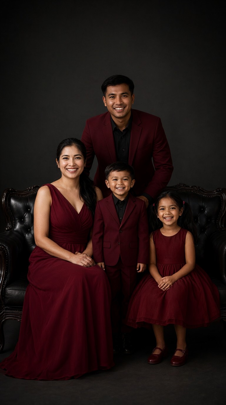A Family of Four in a Red-I image