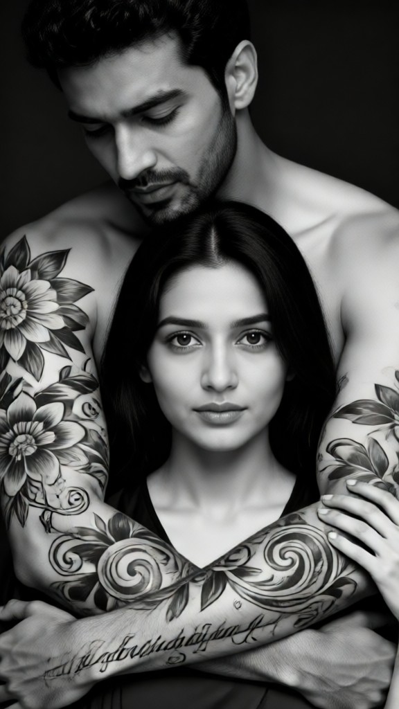 Sexy Couple with Tattoo image
