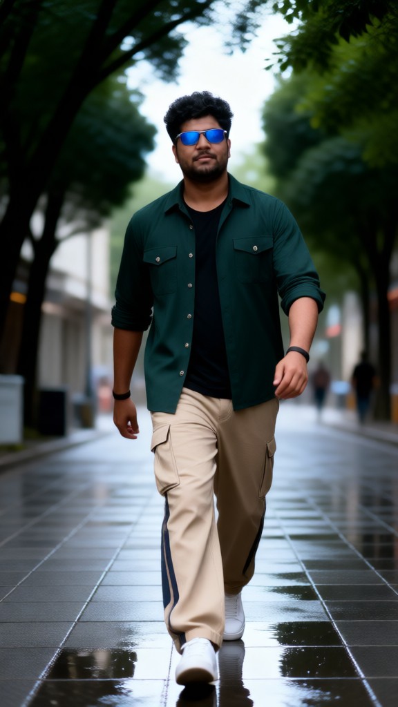 Chico guapo caminando-03 image