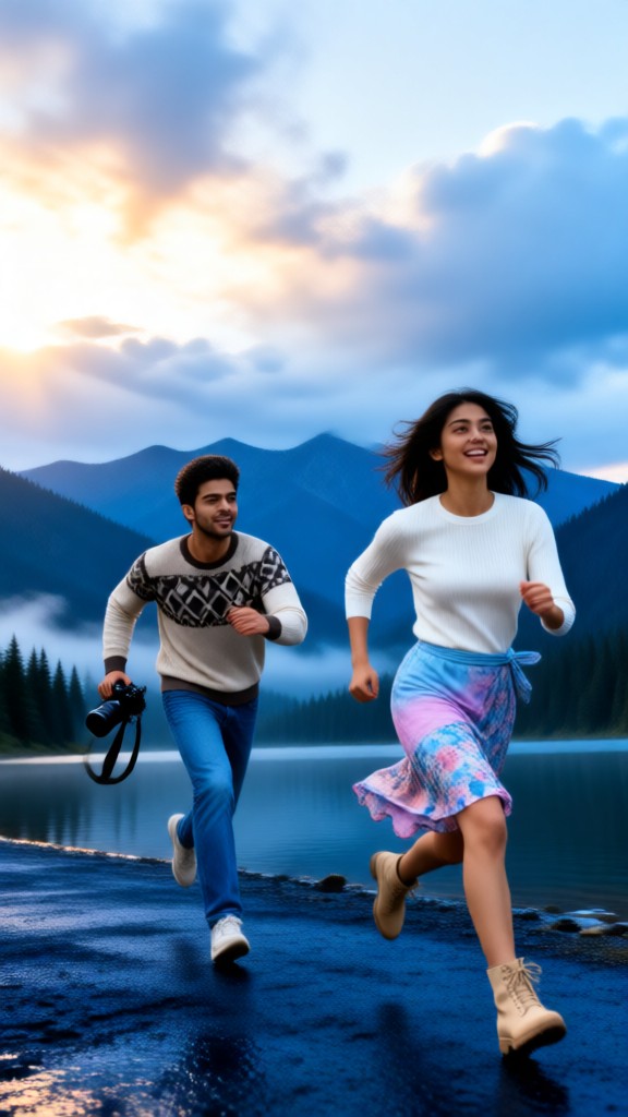 Video-Couple Running in Love image