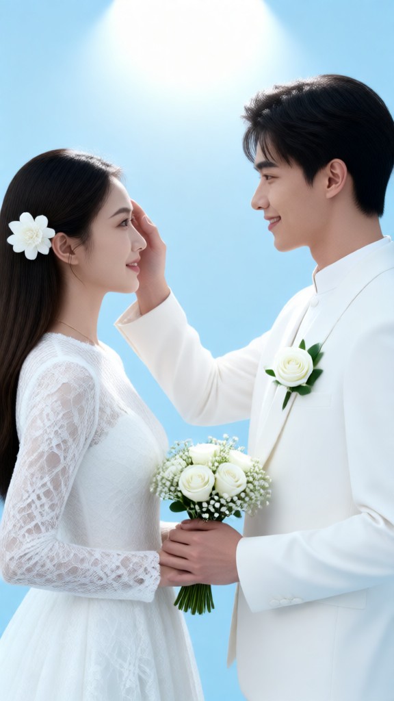 Southeast Asia White Gown Photoshoot image