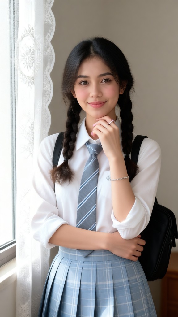 Cute, Innocent, and Beautiful Girl-I image