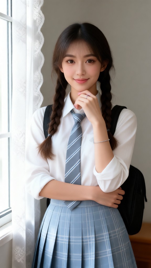 Cute, Innocent, and Beautiful Girl-02-T image