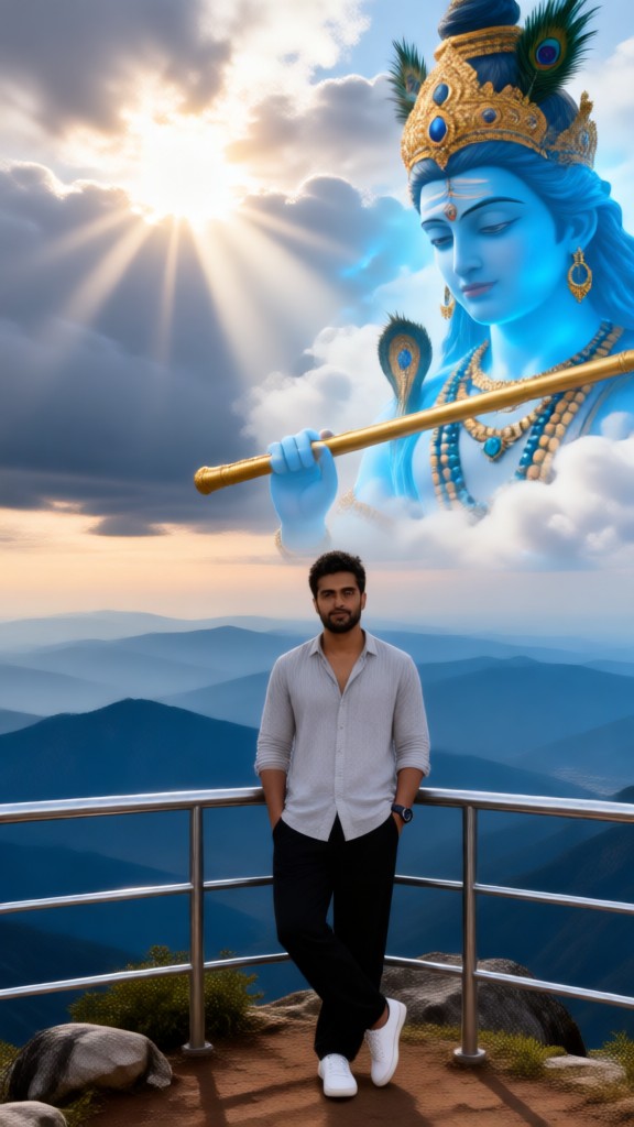 The Man and Lord Shiva image