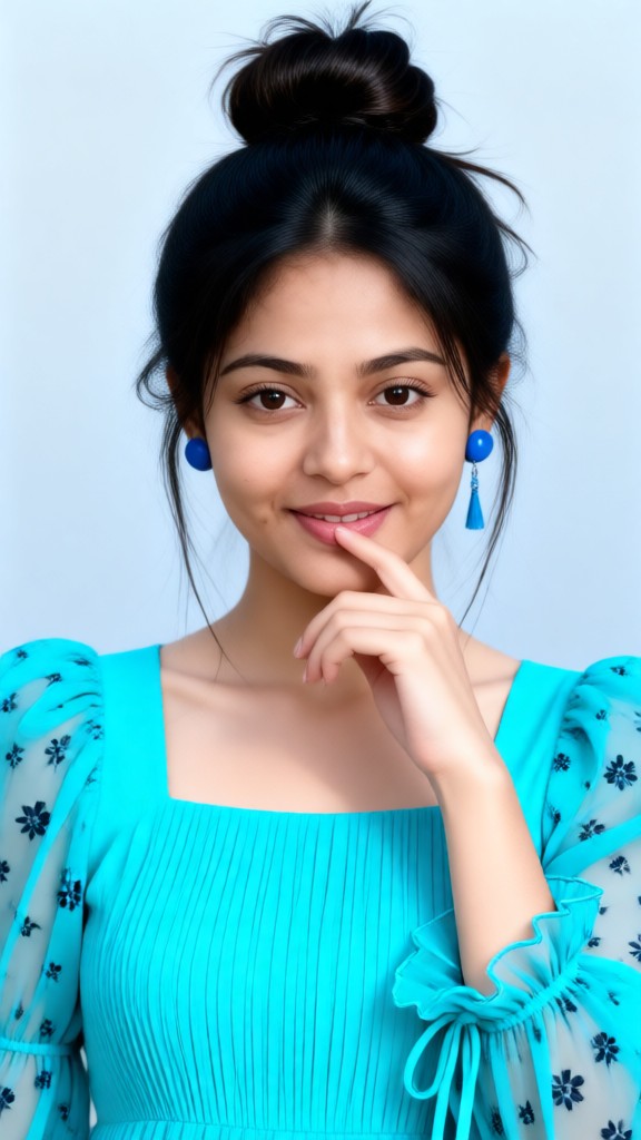 The Most Beautiful Blue Dress Woman photo-02 image