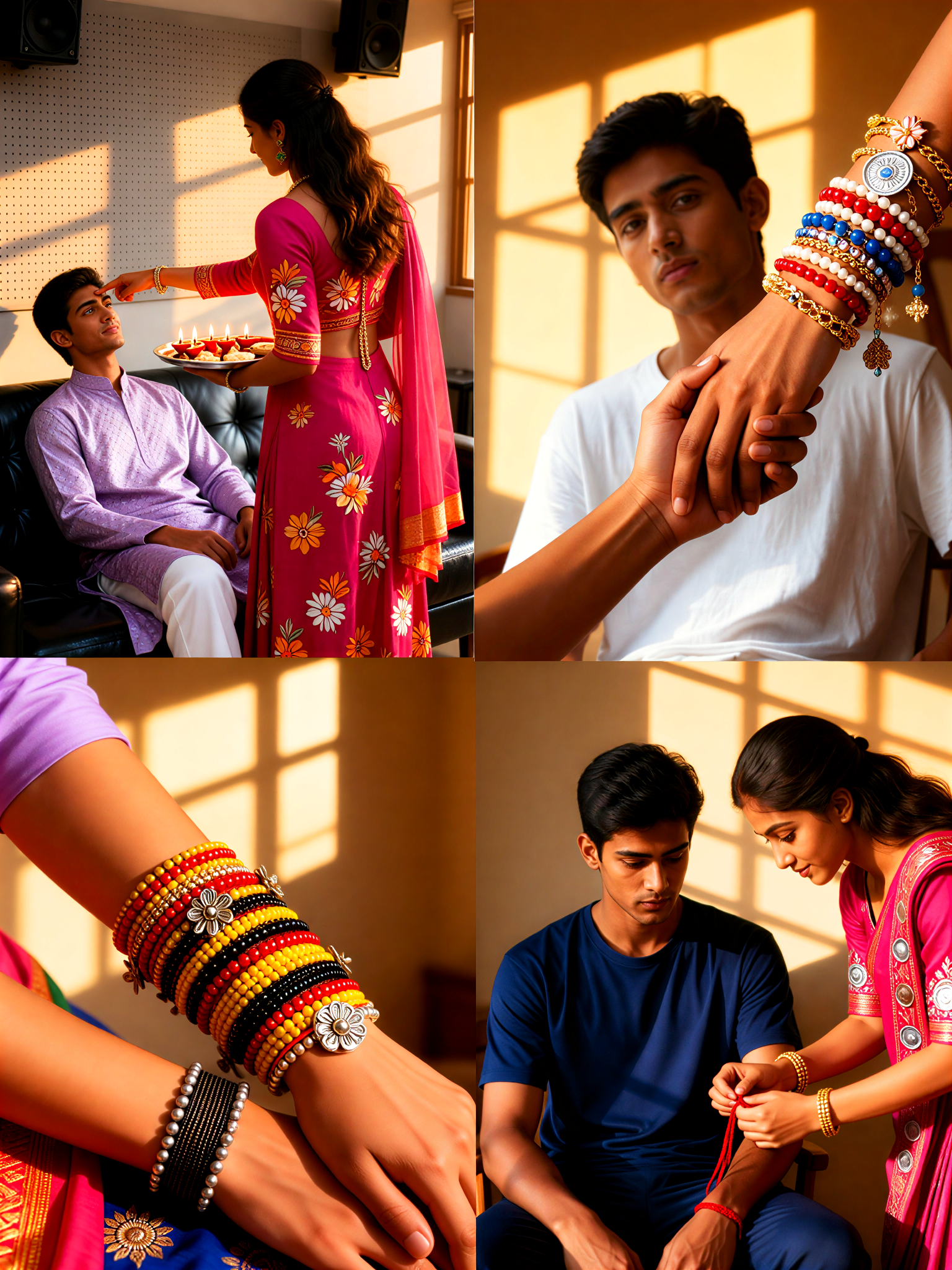 Rakshabandhan Festival Greeting - Four-Post Grid image