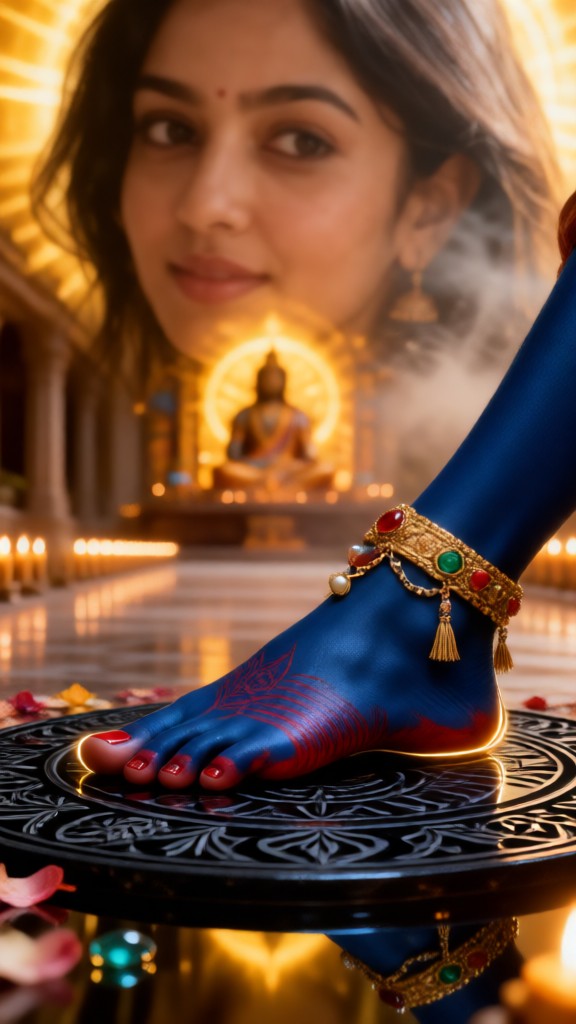 Me and Lord Shiva's feet-02 image