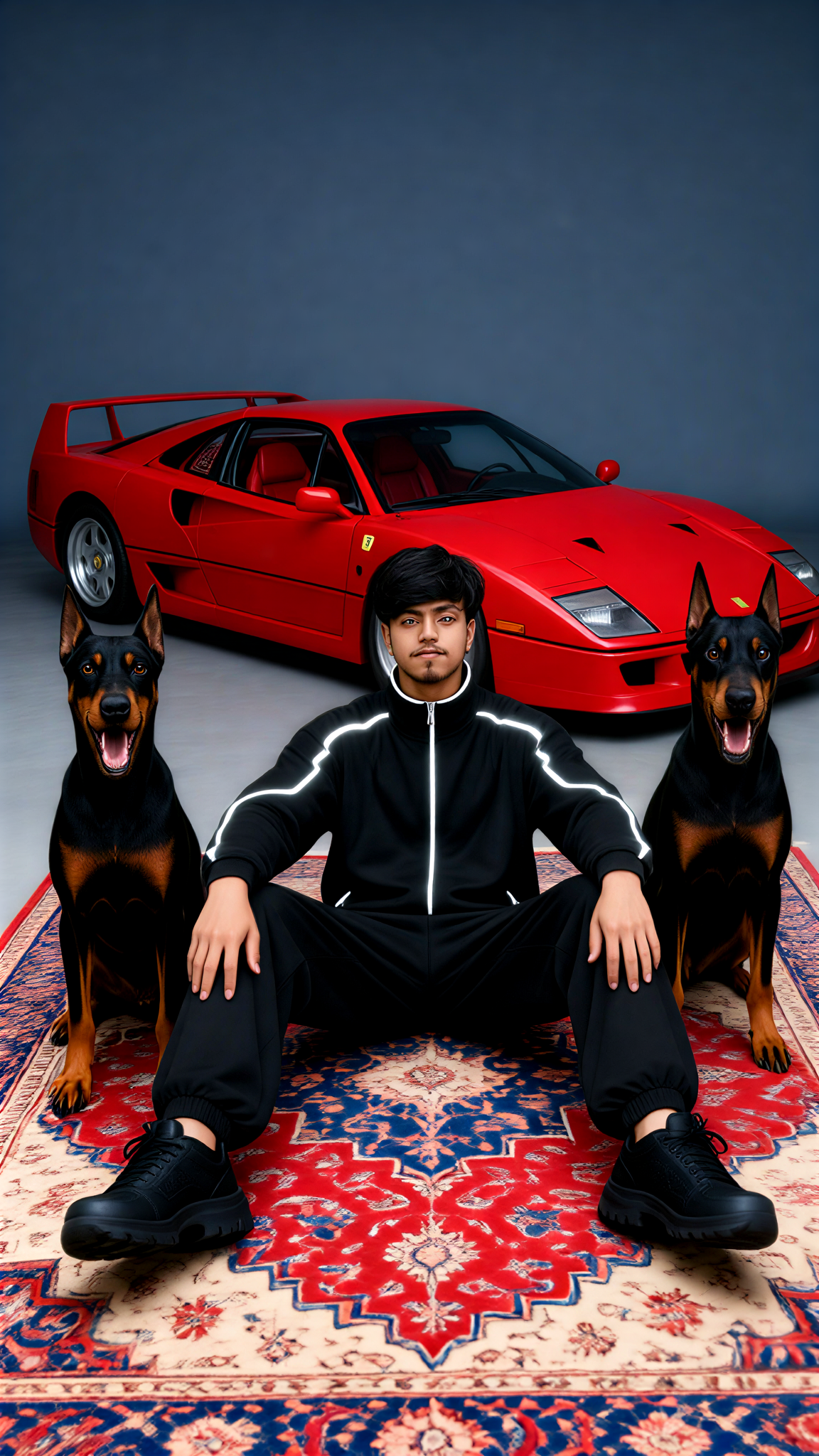 Fierce Dog and Sports Car image