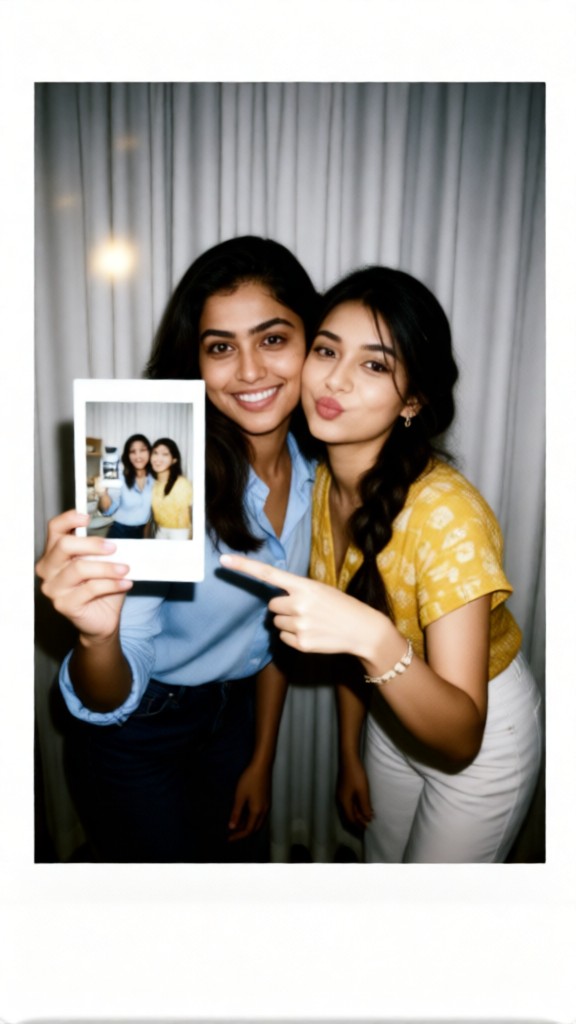 Polaroid photos with my best friend image