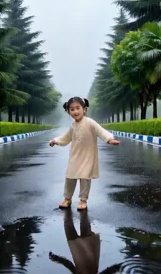 Deep Affectionate Dance in the Rain image