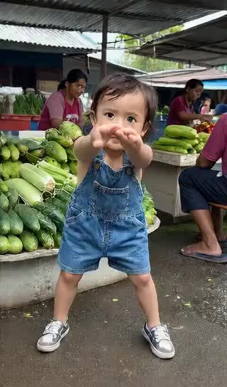 Baby Moving Arms Dance🤭-I image