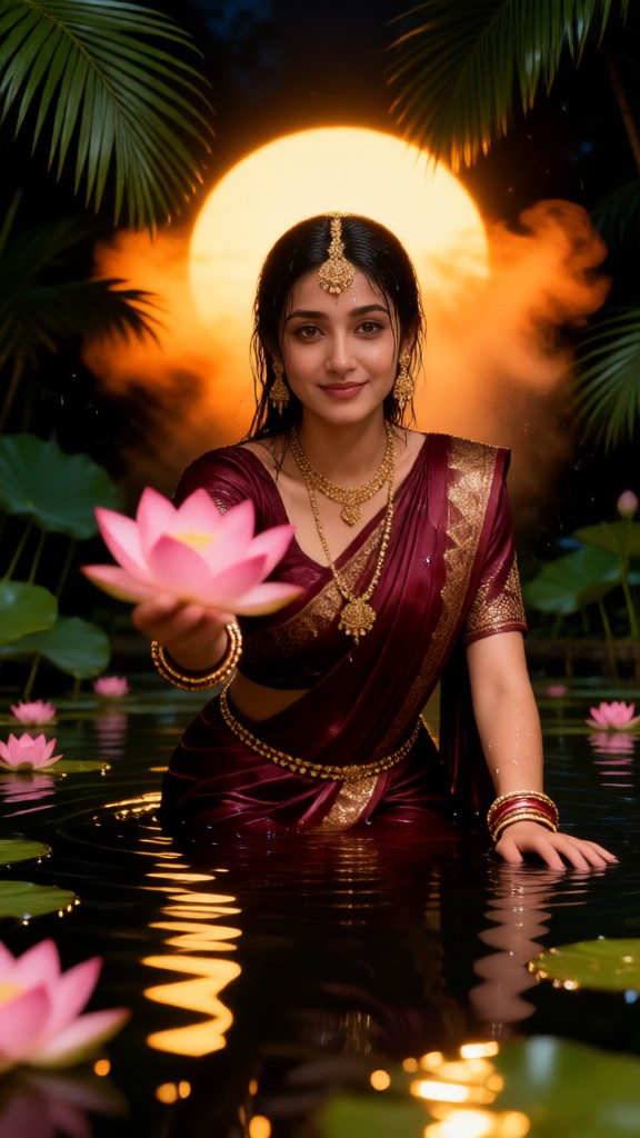 Mysterious and Beautiful Woman image