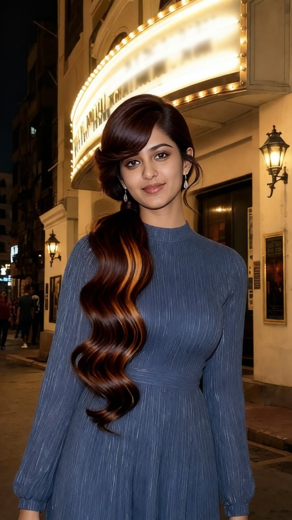 The Girl with the Brown Single Ponytail image