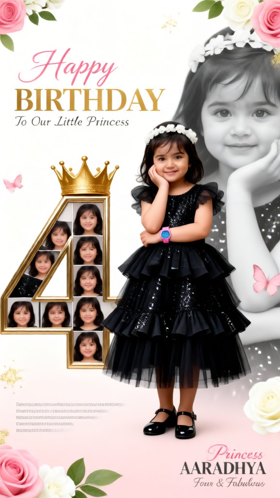4-year-old Birthday Girl image