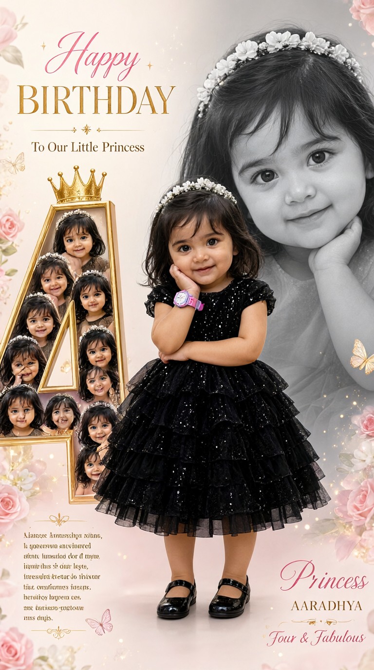 4-year-old Birthday Girl image