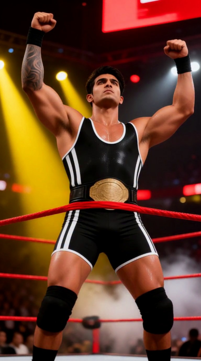Boxing championship belt image