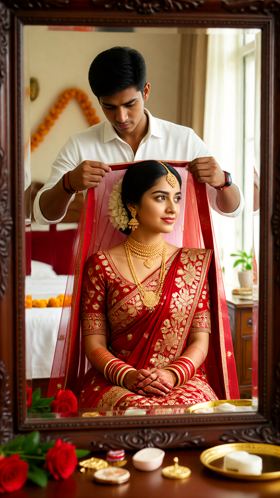 Bride's Dressing image