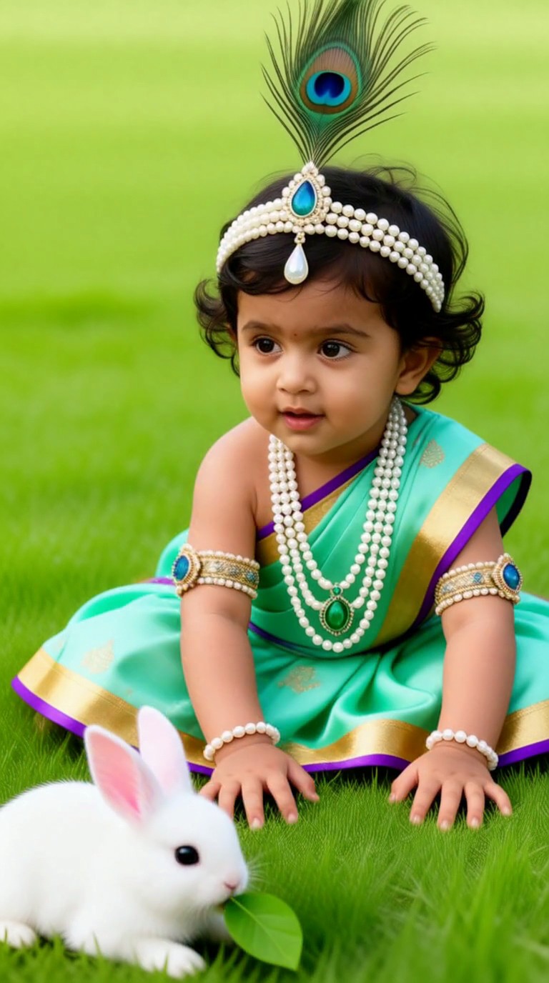 Baby Krishna image